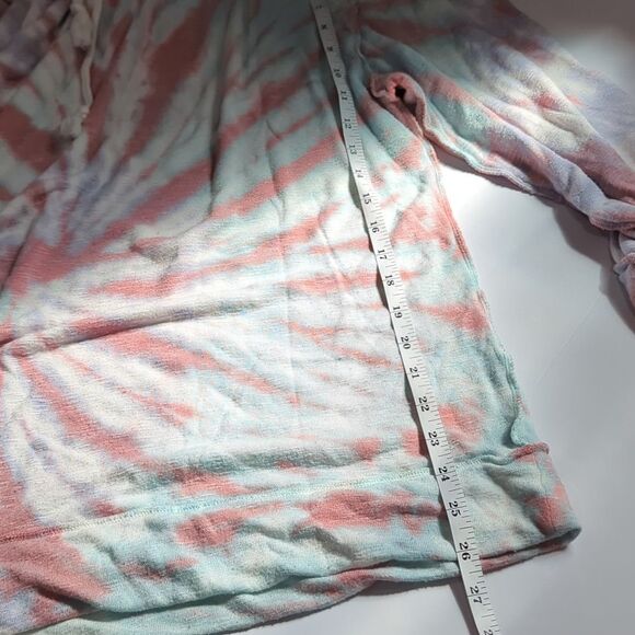 Free People Top Womens Medium Multicolor Best catch oversized tie-dye - Picture 10 of 10